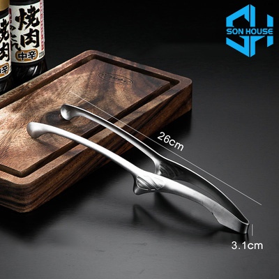 Kẹp gắp thịt nướng BBQ Nhật Bản, kẹp gắp Nhật inox 304 cao cấp chuyên dùng cho nhà hàng