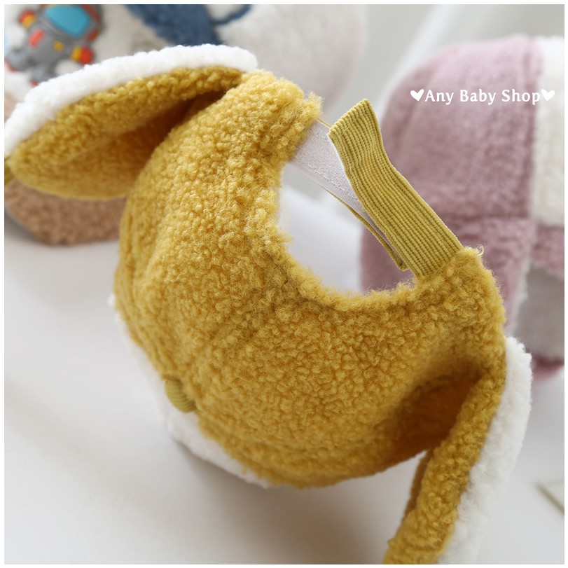 Mũ nón kiểu dáng phi công in hình phi hành gia cho bé trai bé gái có ốp tai nhiều màu dễ thương-hàng có sẵn ❣❣