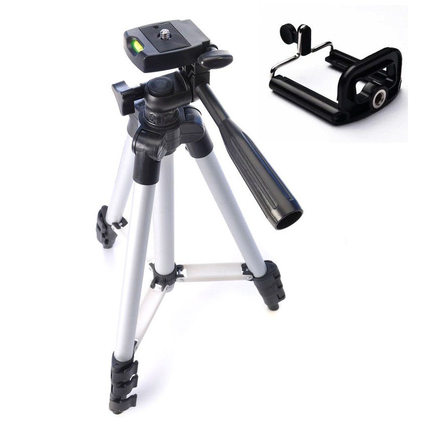 Chân Giá Đỡ Điện Thoại Máy Ảnh Tripod TF-3110 - Tặng Kèm Kẹp Điện Thoại