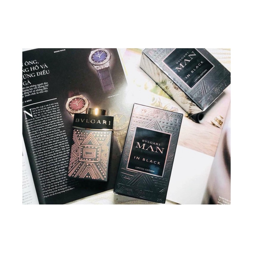 Nước hoa nam Bvlgari Man In Black Esssence Limited Edition for men 100ml