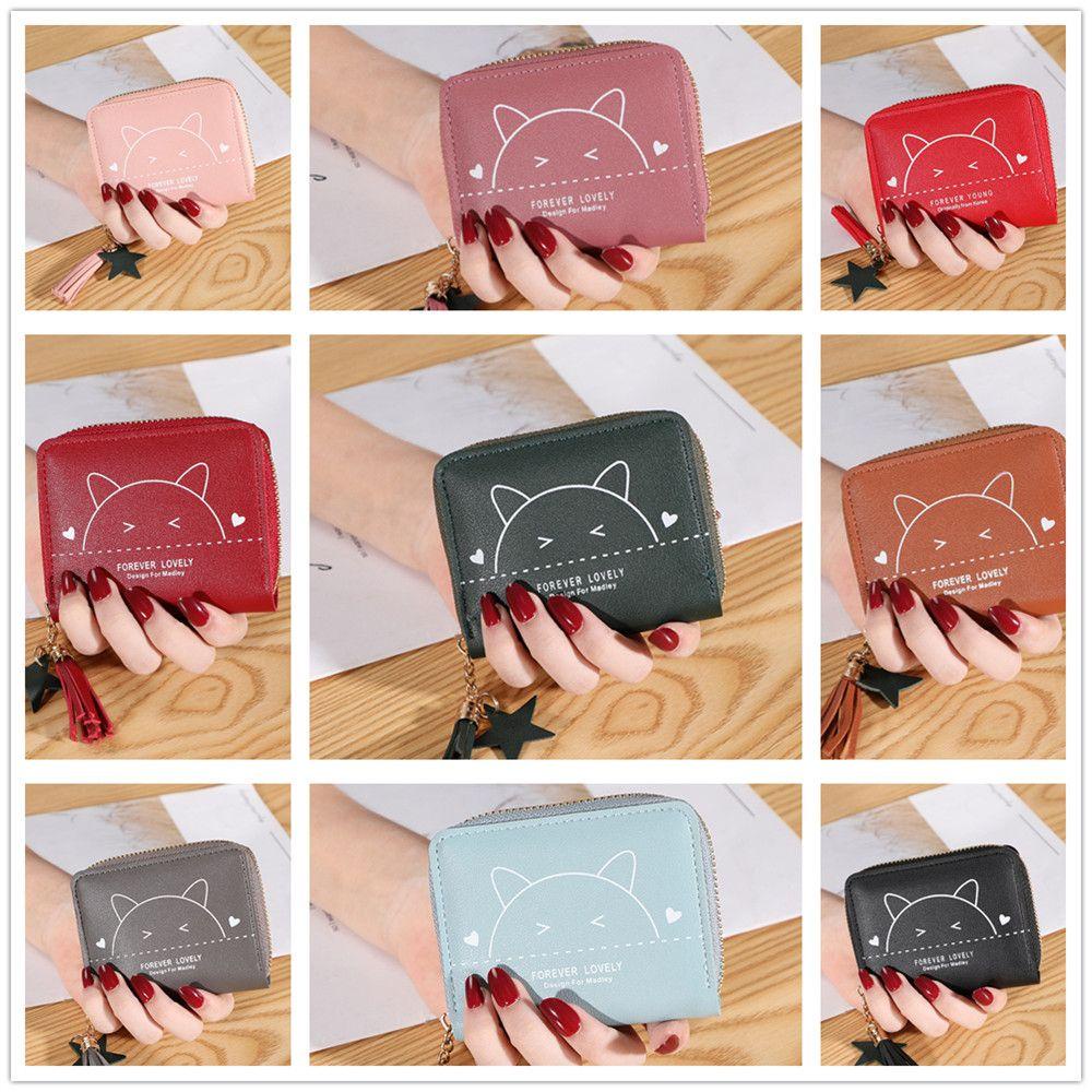 Ví Mini Đựng Tiền Xu Thiết Kế Tua Rua Phong Cách Hàn Quốc