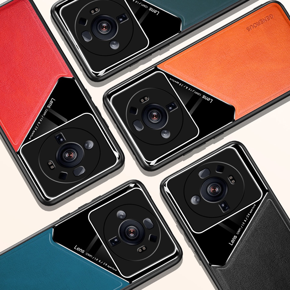 Ốp Điện Thoại Da Từ Tính Bảo Vệ Camera Cho Xiaomi 12S Ultra Pro Xiaomi Mi 12 Lite 12x Pro