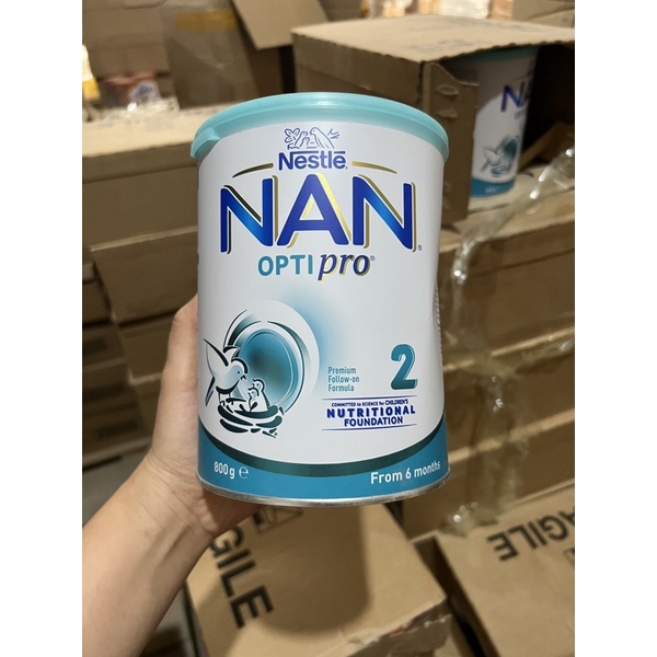 (Date 8/2023) Sữa Nan Úc số 2 hộp 800g