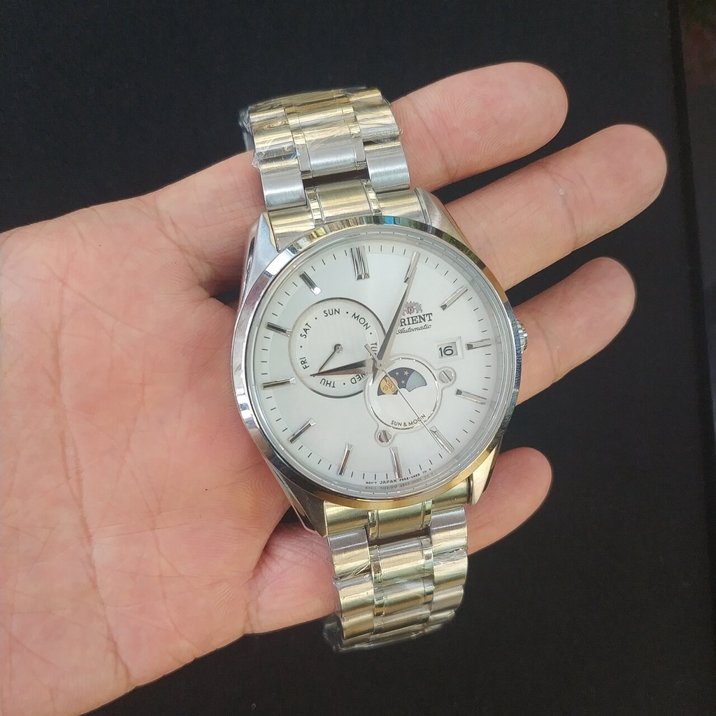 Dây Đồng Hồ Kim Loại Orient Khóa Bấm Đầu Tai Ôm