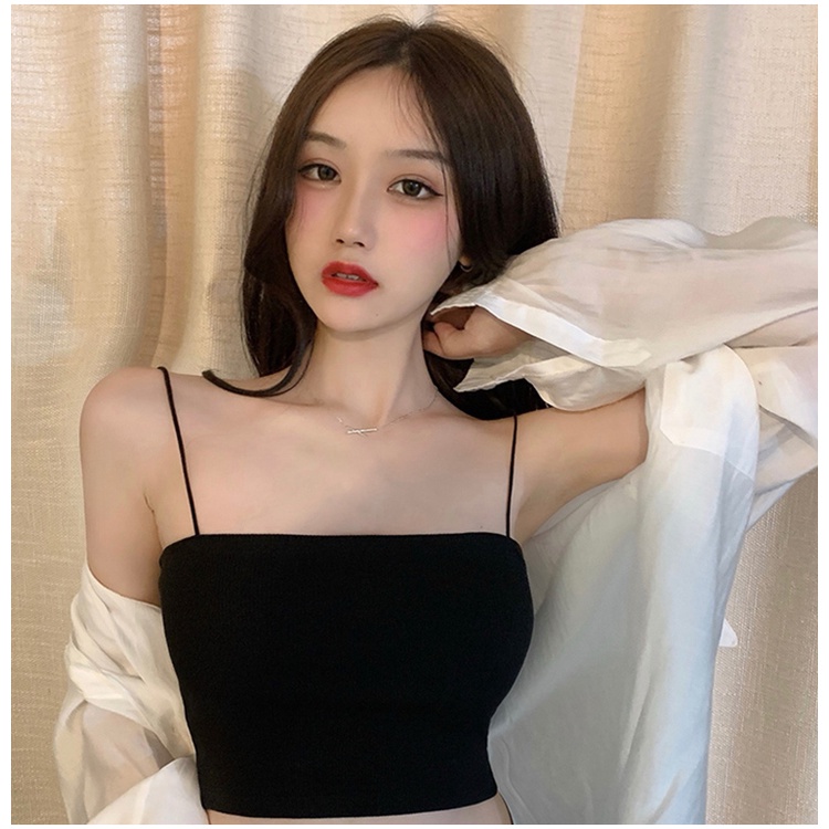 Áo hai dây Bape sợi bún ôm body chất bozip co giãn full 2 màu