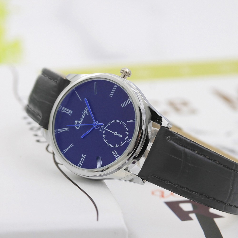 Đồng hồ Nam Choaigo CH6688 Doanh Nhân 2019 Dây Da PU Cao Cấp
