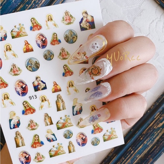 Sticker Nails 3D | Thiên Thần | Hình Dán Móng Tay