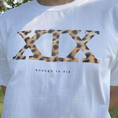 Áo thun Nam cổ tròn GATE6, phông ngắn tay Unisex premium 100% cotton co giãn regular fit XIX Leopard - #G0009