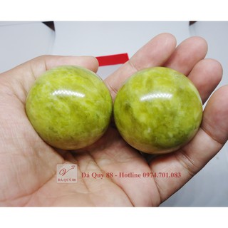 Bi lăn tay mát xa đá sepentine tự nhiên Yên Bái