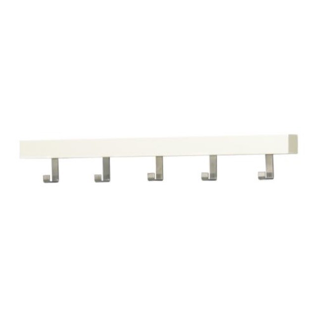 Móc treo quần áo sau cánh cửa TJUSIG sẵn 2 màu ĐEN & TRẮNG CHÍNH HÃNG IKEA THỤY ĐIỂN