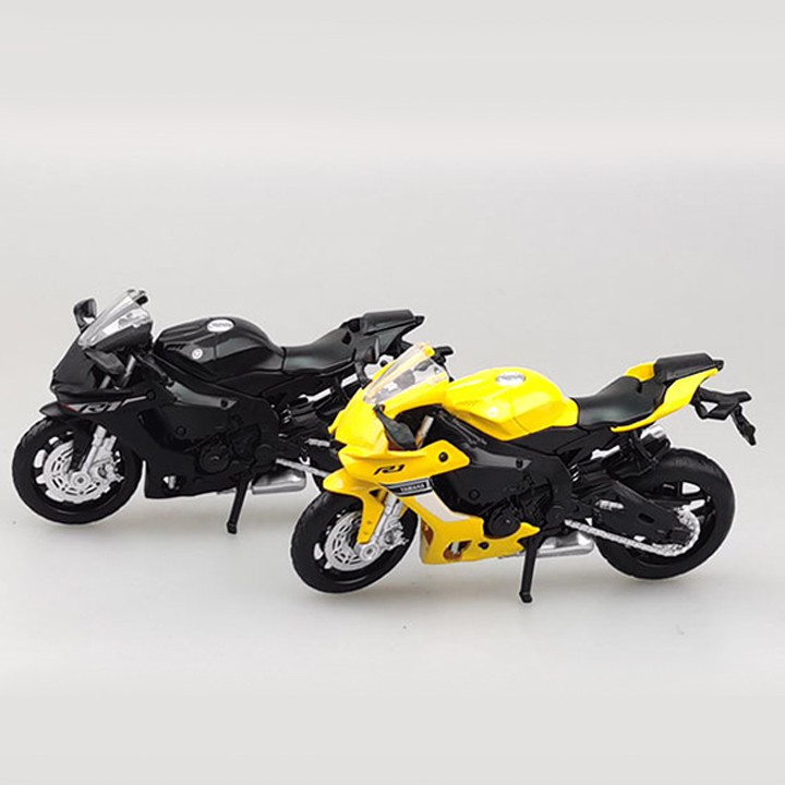 Mô hình xe mô tô Yamaha Yzf-R1 tỉ lệ 1:18 (Màu vàng, màu đen)