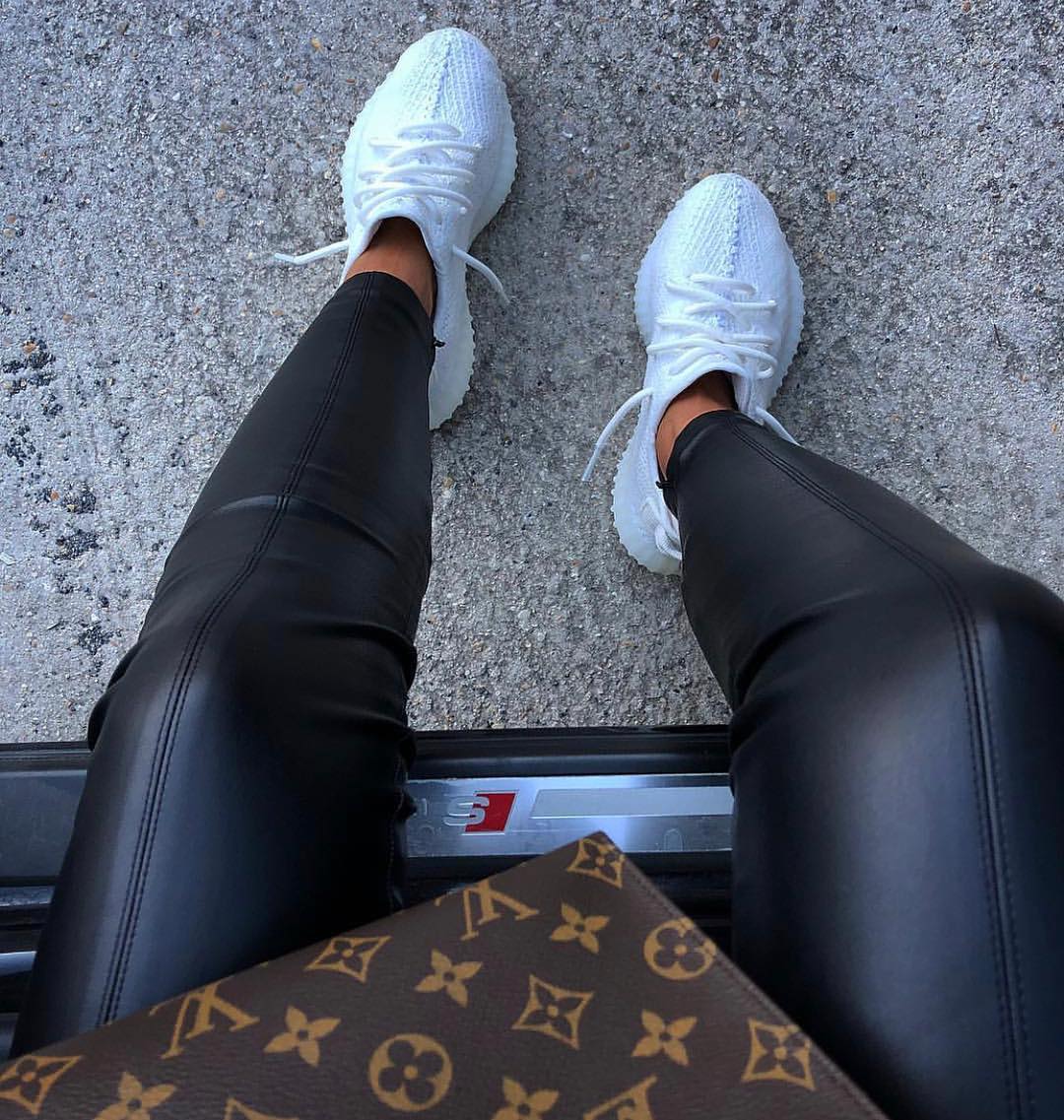 (FREESHIP+HỘP)  Giày thể thao Sneakers  YZ 350 V2 full white trắng cực đẹp cho cả nam và nữ