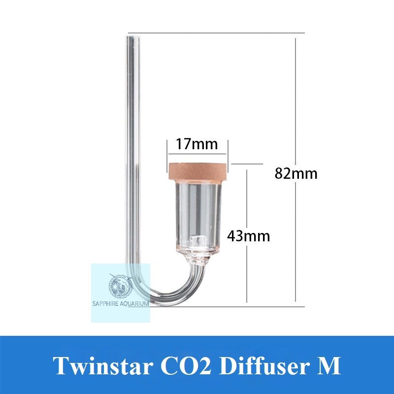 Sủi CO2 thủy sinh Twinstar CO2 Diffuser