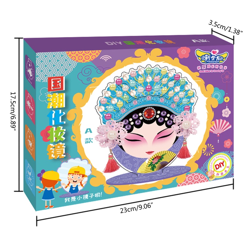 Youyo Bộ Gương Trang Điểm Kiểu Opera Truyền Thống Cho Nữ