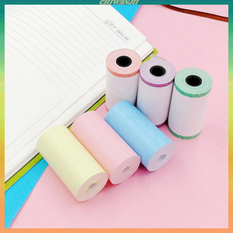 [CHIWANJI1] 2.17x1.18in Colorful Thermal Printer Paper for Paperang P1 P2