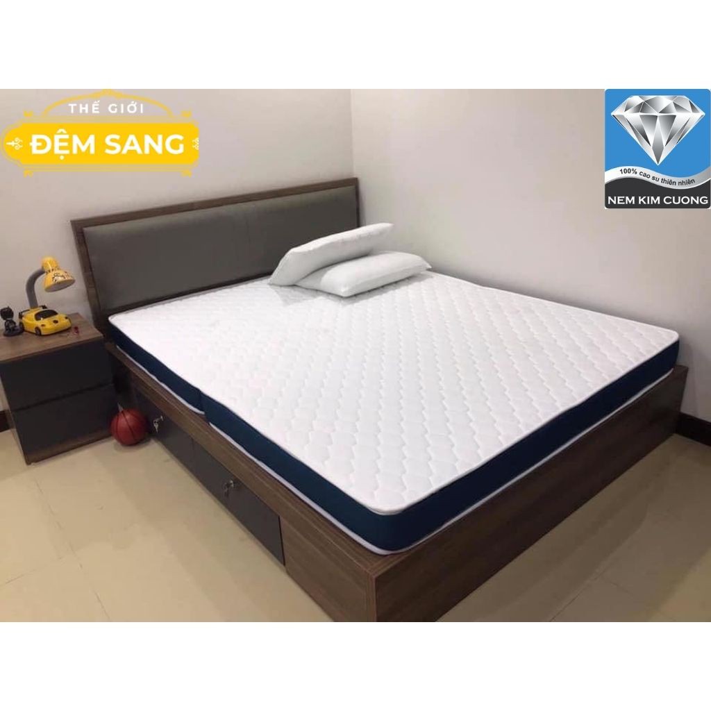 Nệm cao su non chính hãng Kim Cương - JADEITON - chất lượng tốt giá thành rẻ  bảo hành 10 năm toàn quốc - JDT1905.