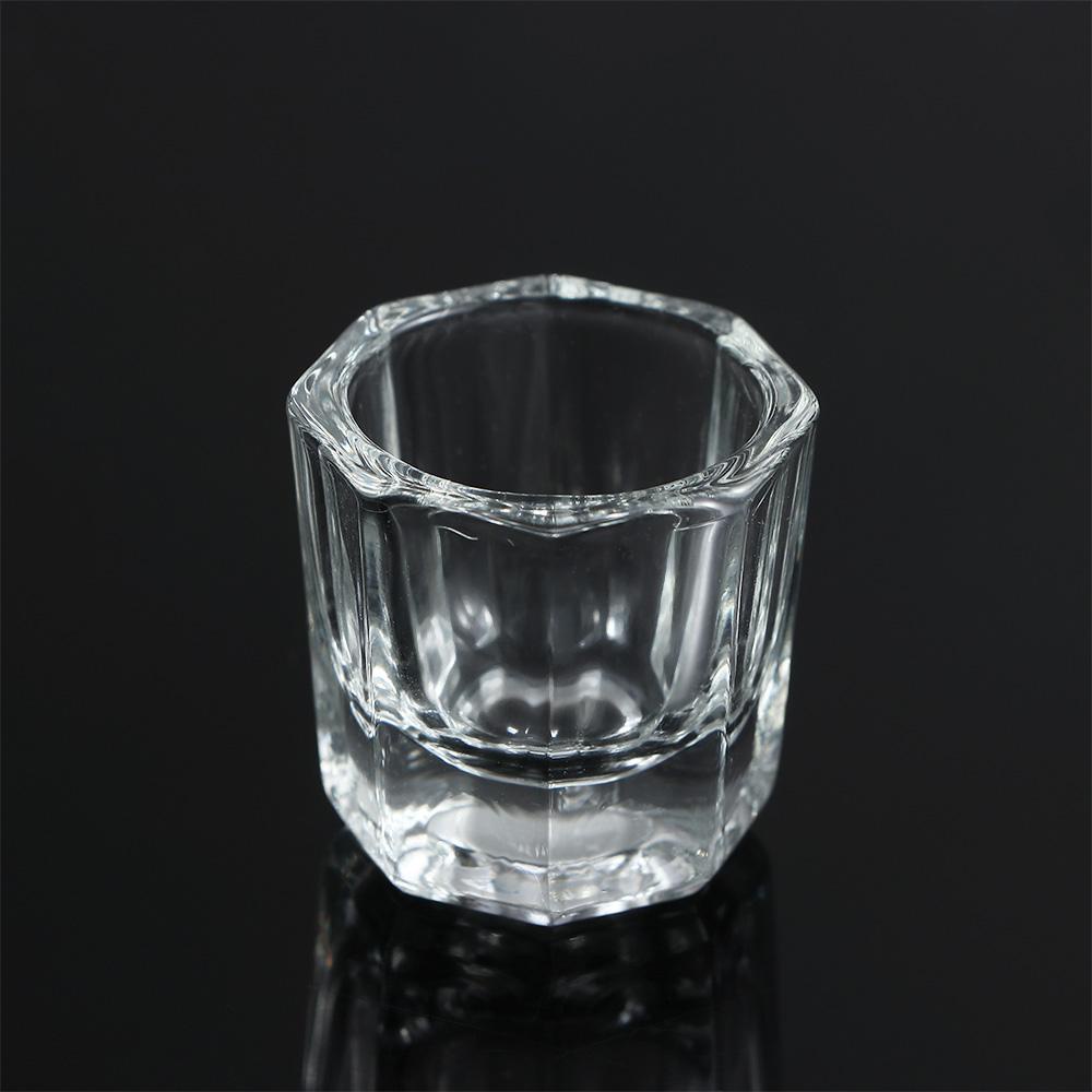 1 Cốc Thủy Tinh Đựng Bột Hình Bát Giác