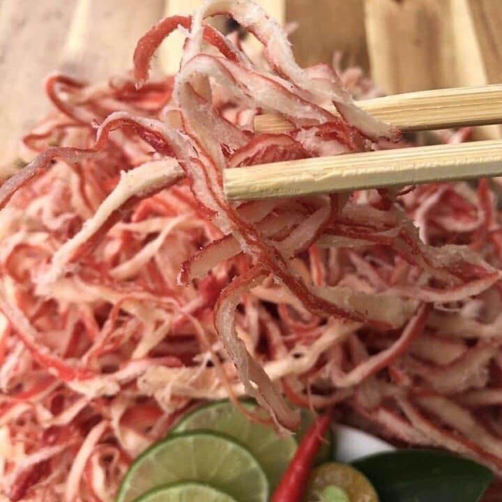 500g Mực Xé Sợi Hấp Nước Cốt Dừa NCFOOD