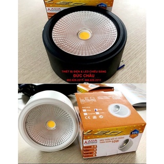 Đèn Led ống bơ Asia 7w/10W vỏ trắng, đen chính hãng bảo hành 1 năm đổi mới