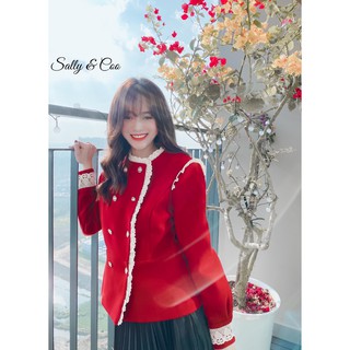Áo dạ công tước đỏ sang chảnh - A16