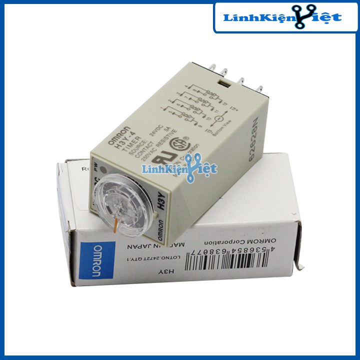 Relay Thời Gian Timer Omron H3Y-4 14P 24V