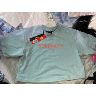 Croptop 5tw xanh size s