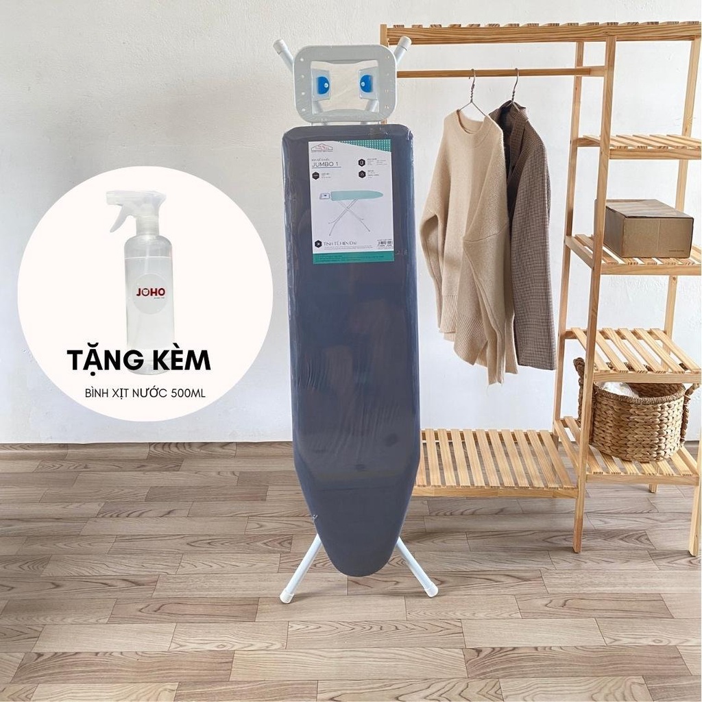 Bàn để ủi dạng đứng kiểu Thái Jumbo 01 Inox - TẶNG  | Thái Jumbo 01 Inox Ironing board