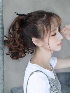 (ĐỌC KĨ MÔ TẢ) - [CAO CẤP] TÓC CỘT XOĂN 25CM - C25