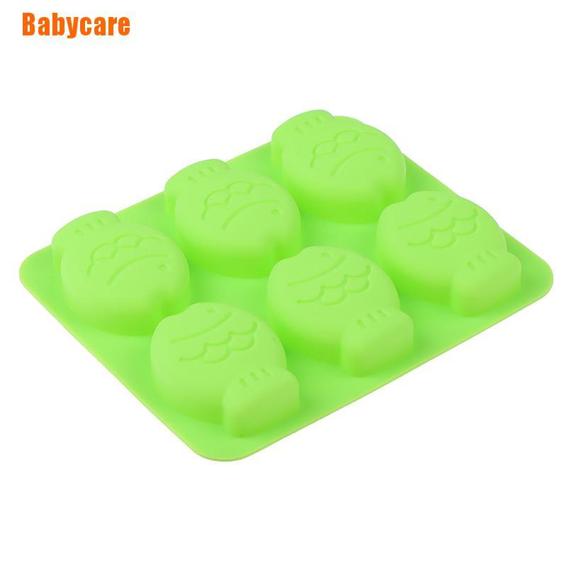 Khuôn Silicon Làm Bánh Hình Cá Dễ Thương Tiện Dụng