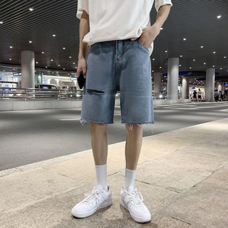 Quần short jean rách/ Quần Bò Lững/ Quần ngắn Unisex nam nữ- quan ngo nam nu-Q14