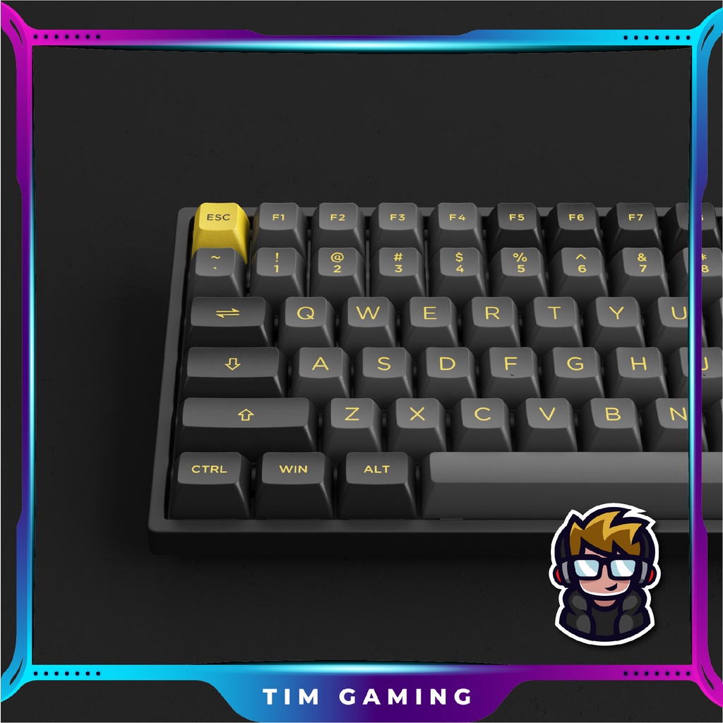 Bàn phím cơ AKKO 3084B Plus Black & Gold