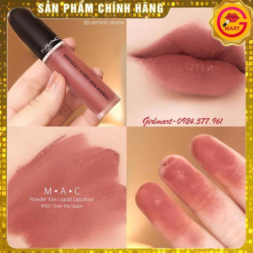 Son kem Mac  lì 997 Over The Taupe - Màu nâu tây