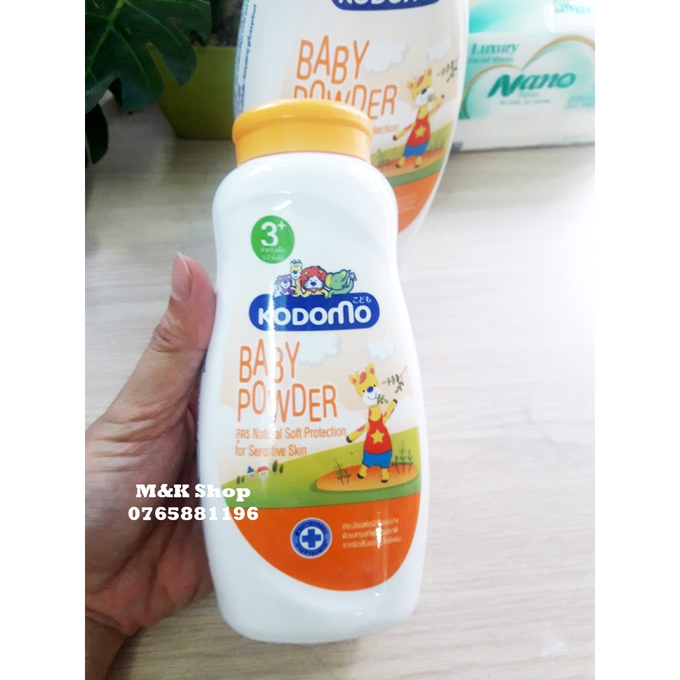 Phấn rôm trẻ em Kodomo Natural Soft ngăn côn trùng
