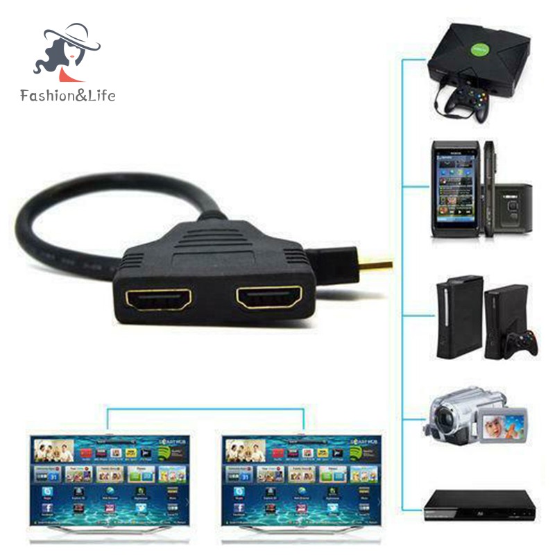 Cáp chia sang 2 cổng 4k Hdmi 2.0 1 Ra dành cho tivi