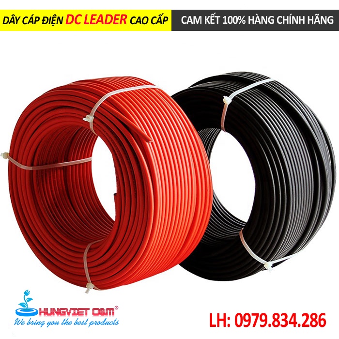 DÂY CÁP ĐIỆN DC LEADER CAO CẤP CHUYÊN DỤNG CHO NĂNG LƯỢNG MẶT TRỜI - / - HÀNG CHÍNH HÃNG