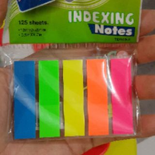 Giấy note phân trang nhiều mầu.