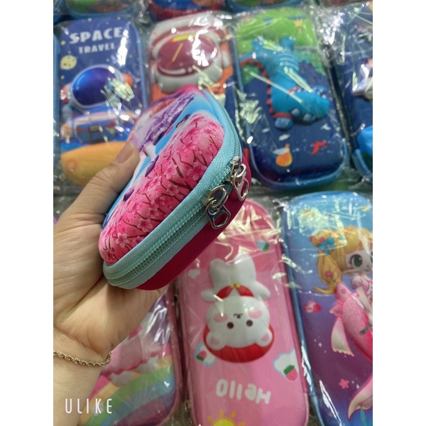 Hộp Bút Họa Tiết In Nổi 3D Sinh Động, Siêu Nhẹ, Dành Cho Bé