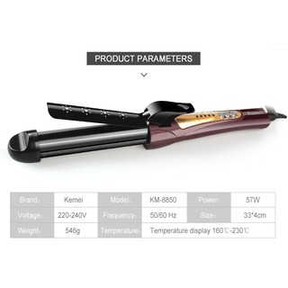 Máy Uốn Tóc Kemei 8850