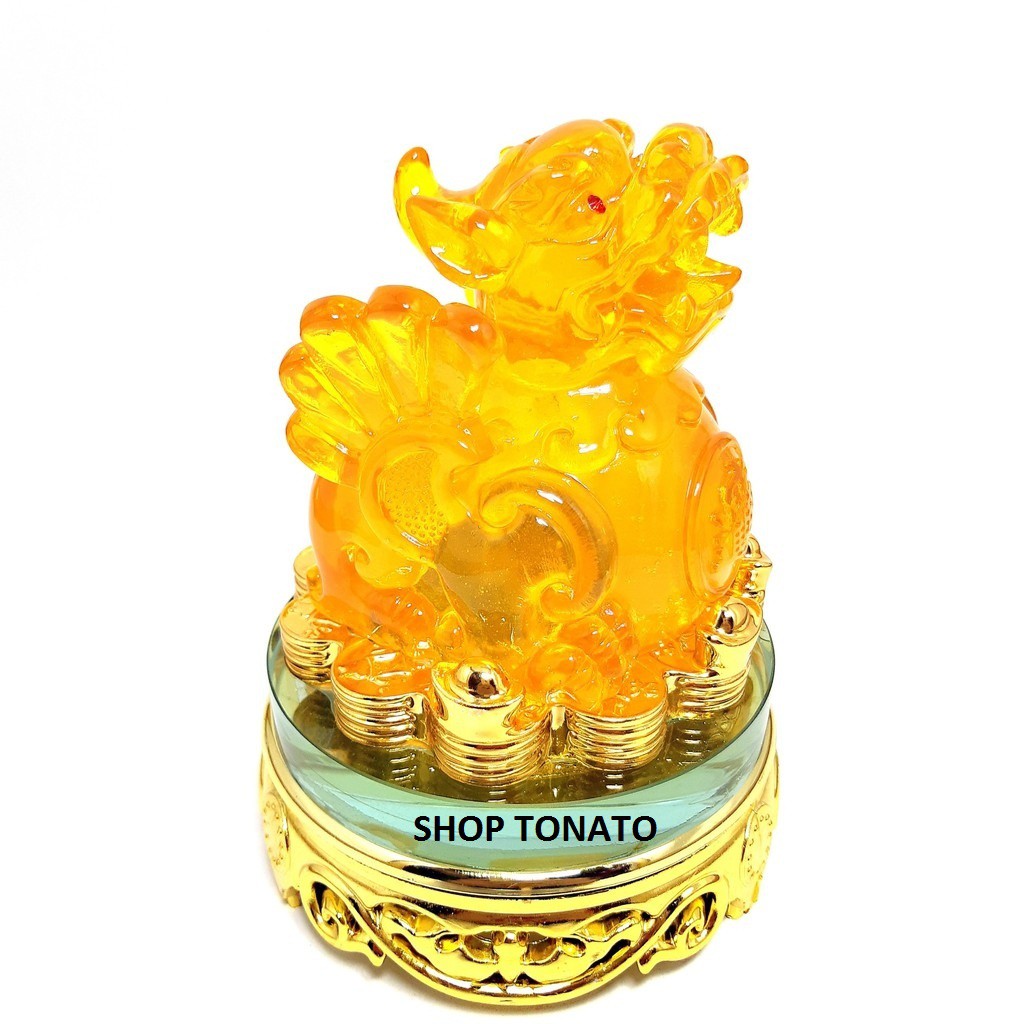 TỲ HƯU ĐẾ THỦY TINH XOAY 0591,0594,0595,0596,0597 CAO 15CM