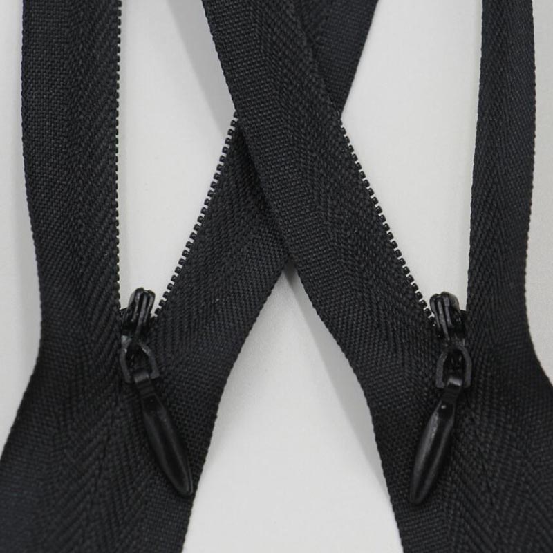 Invisible Zippers Nylon Coil Zipper Tailor For Handcraft Sewing Cloth Accessories / Nylon Zipper Garment Bags Accessories