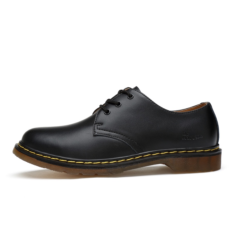 Giày martin Dr. Martens Air Wair 1461 bằng da thật sành điệu cá tính cho cặp đôi