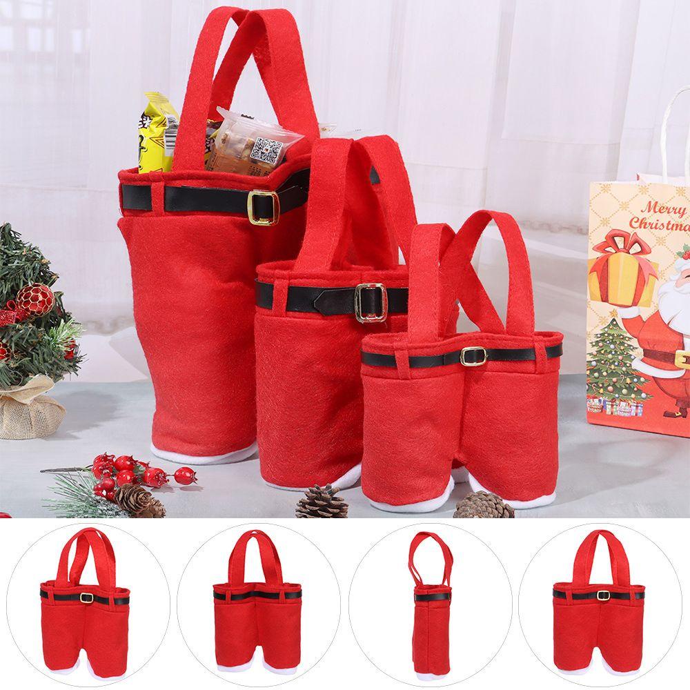WTTLE Set 2 Túi Đựng Kẹo Hình Quần Ông Già Noel
