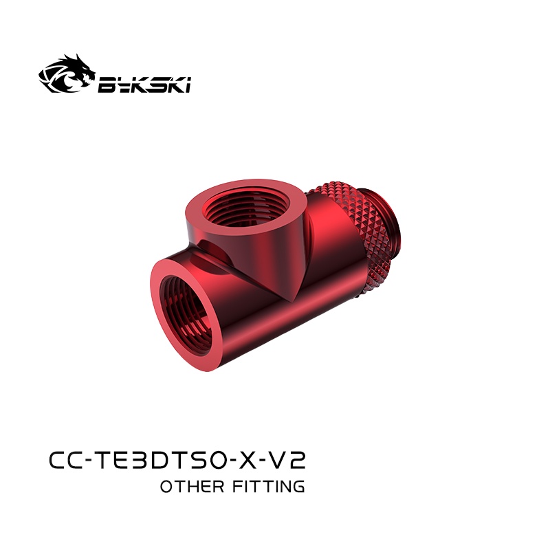 Đầu Chia 3 Cổng G1/4 Xoay 360 Độ Hình Chữ T T T-TE3DTSO-X-V2