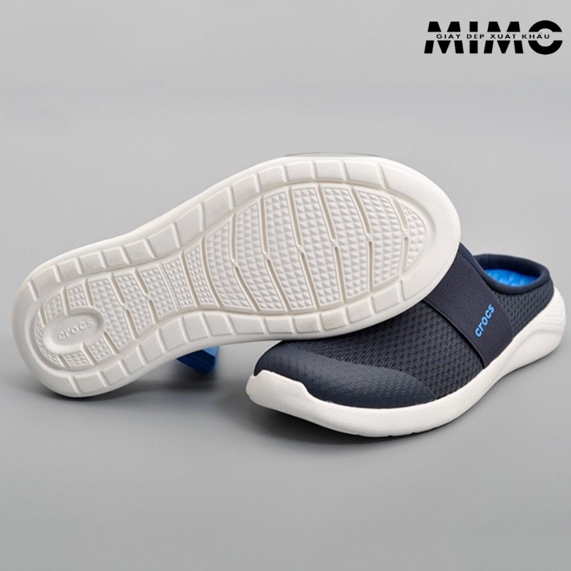 Giày Lười Nam Literide Mesh Mule Navy xanh êm nhẹ, đế ma sát