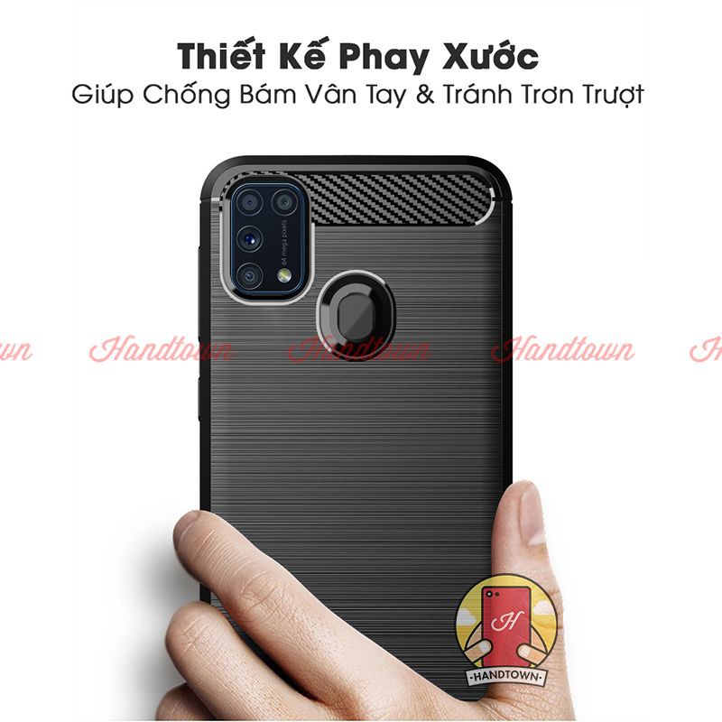 Ốp Lưng Samsung Galaxy M11 / M21 / M31 / M41 / M51 Chống Sốc Vân Phay Xước