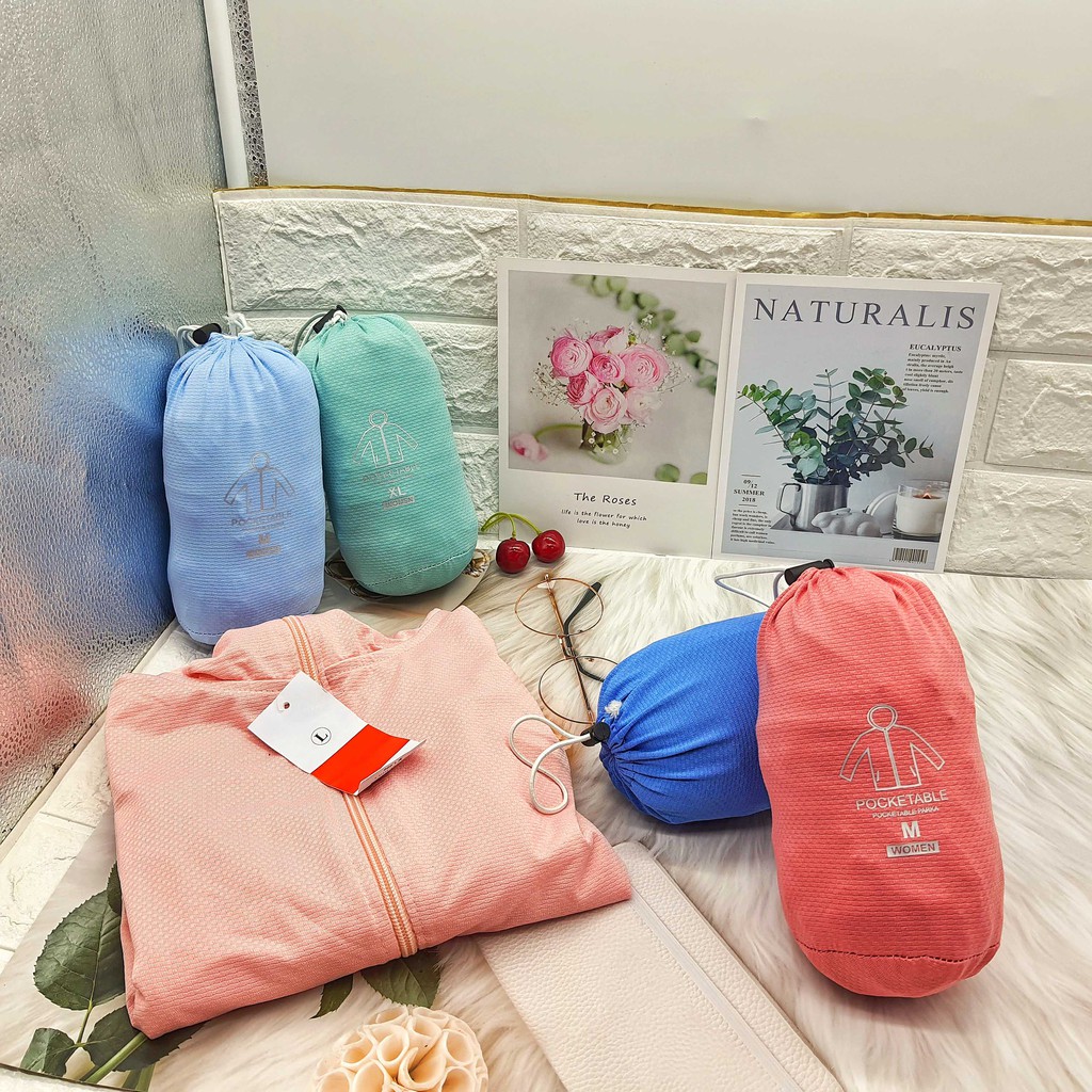 Áo chống nắng dáng ngắn có túi cuộn Atuner CN01, chất liệu vải cotton ép vân sần, mỏng nhẹ, thông hơi, chống tia UV | BigBuy360 - bigbuy360.vn