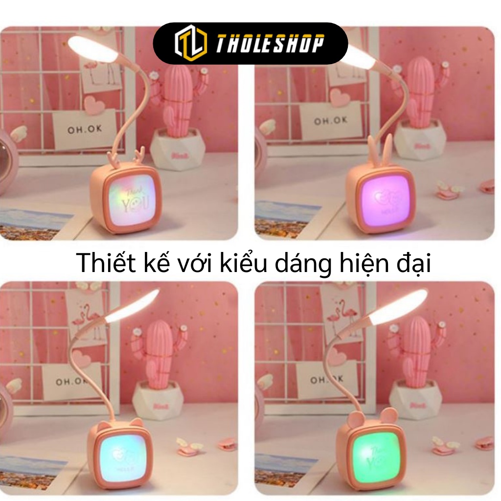 Đèn Học Để Bàn - Đèn Bàn Led Bảo Vệ Mắt Có 3 Chế Độ Sáng Kiểu Dáng Dễ Thương 9438