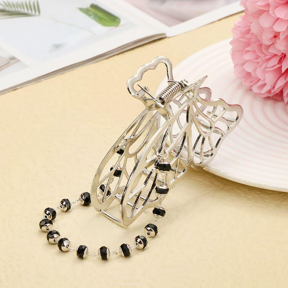 Kẹp Tóc Hình Bướm / Cá Mập Chống Trượt Dễ Phối Đồ Thời Trang Cho Nữ