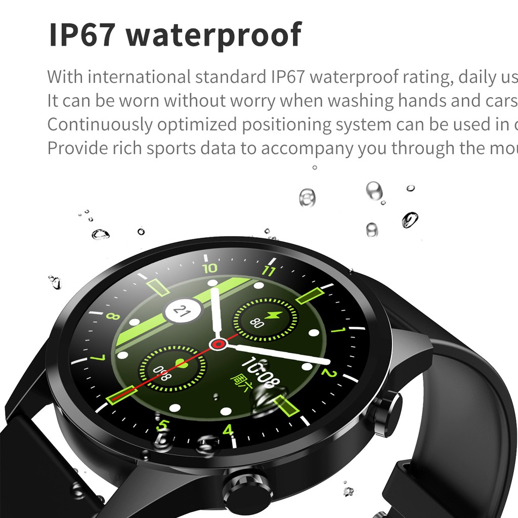 Đồng hồ thông minh nghe gọi đo sức khỏe báo tin nhắn cuộc gọi F35 chống nước IP67