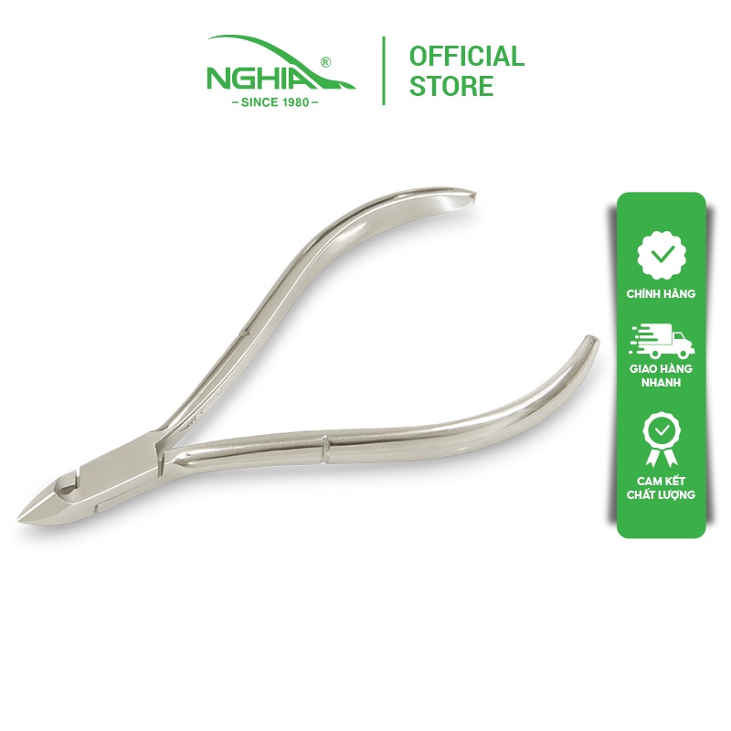 Kềm Cắt Da Thép Chuyên Dụng Mạ Niken Rung Bóng KỀM NGHĨA D.206 (Không Chống)